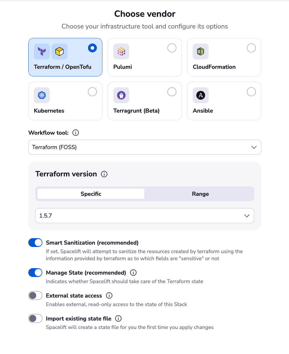 3 choose opentofu or terraform vendor
