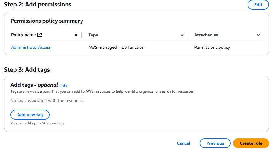 eventbridge with terraform permissions and tags