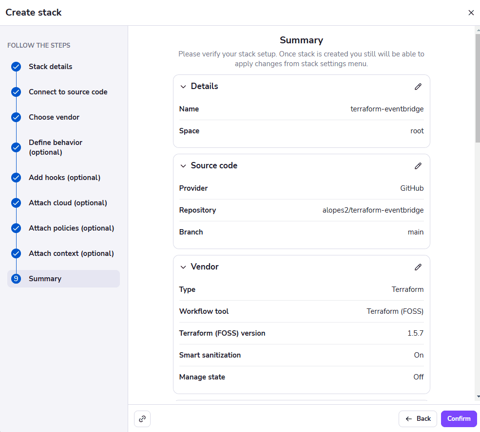 eventbridge with terraform - summary