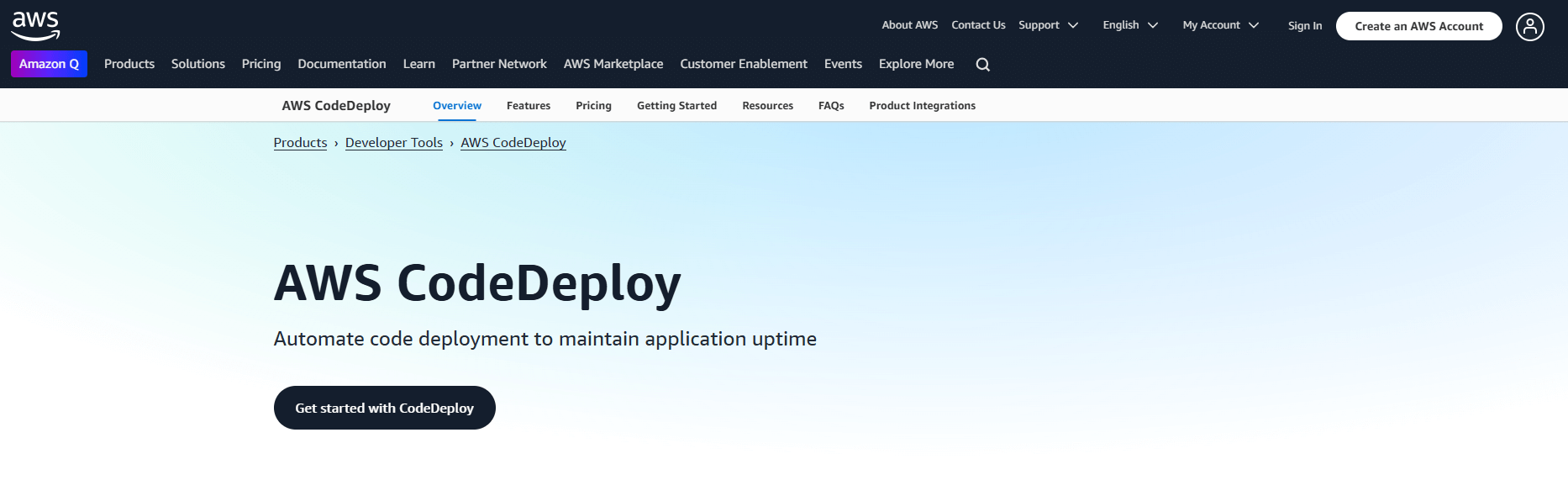 Continuous Deployment Tools aws codedeploy