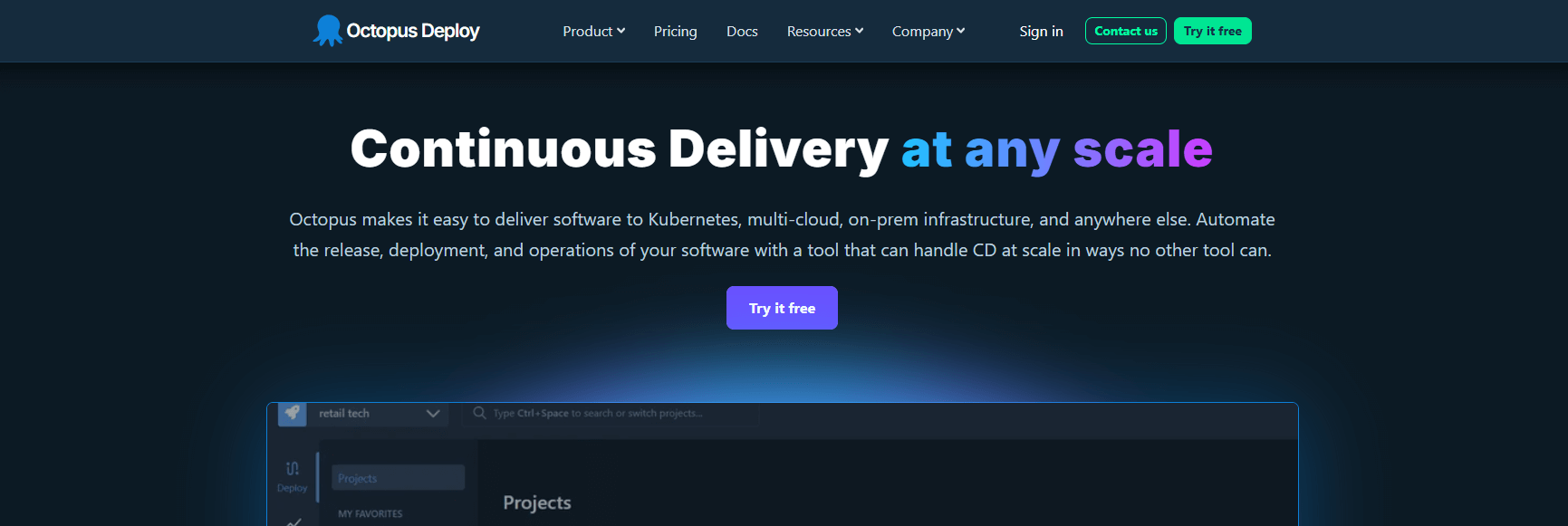 Continuous Deployment Tools octopus deploy