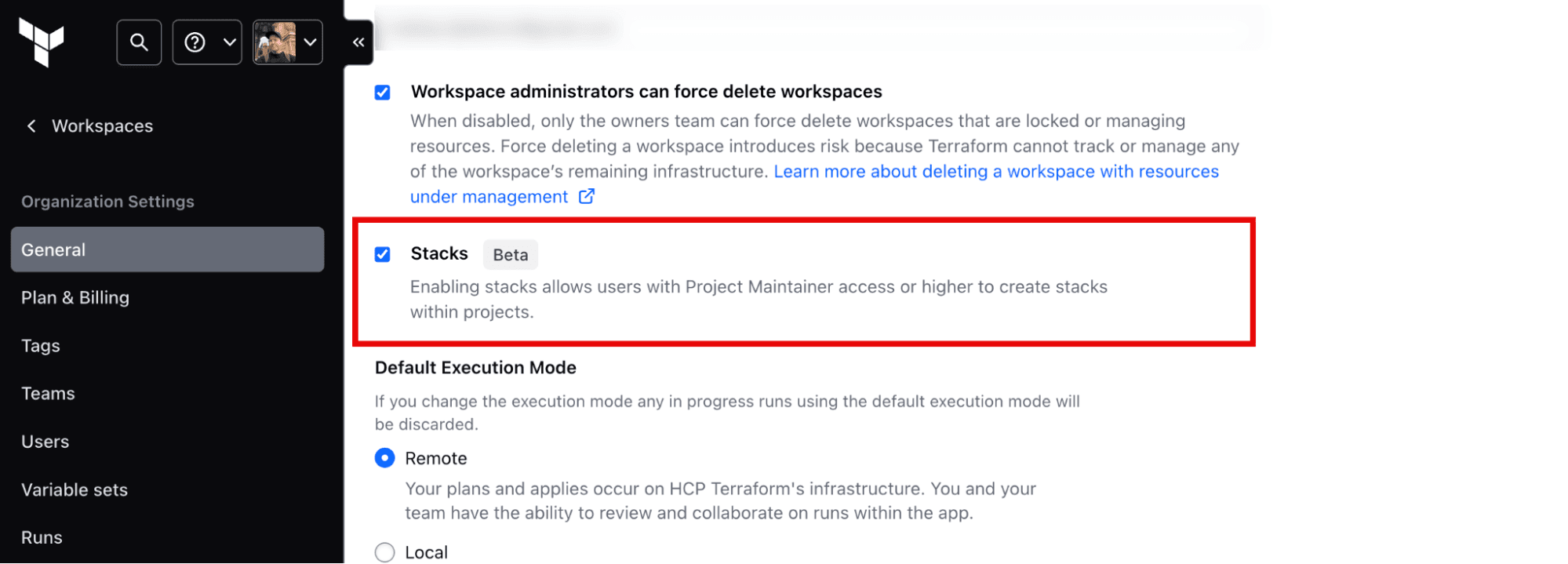 3 Create the stack on HCP Terraform