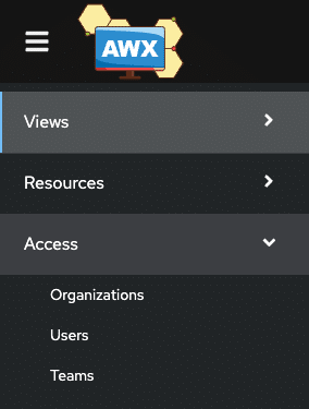ansible awx views