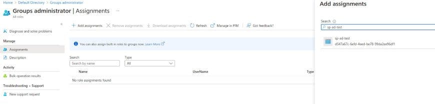 Azure AD Groups administrator