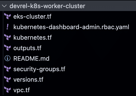 devrel-k8s-worker-cluster