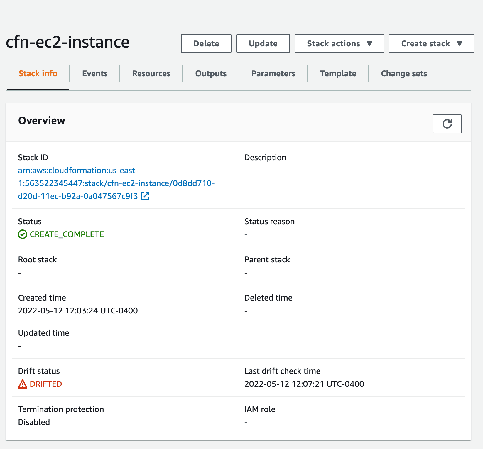 AWS Console Overview