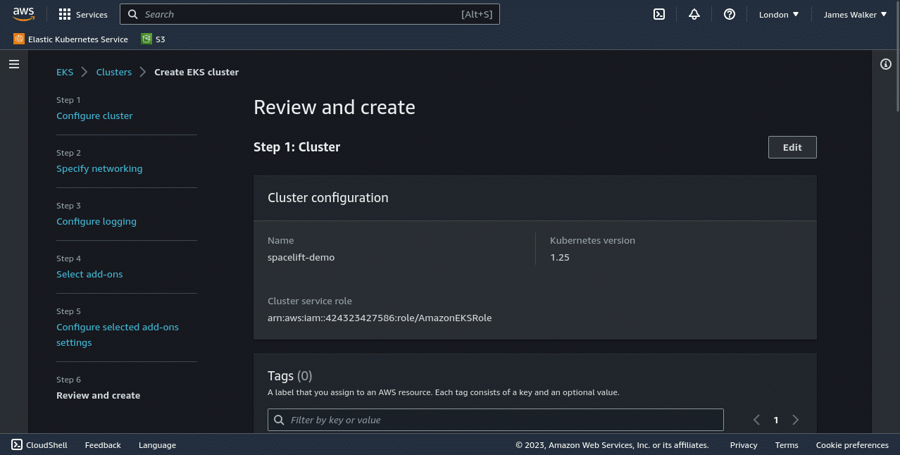 Review and create