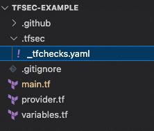 tfsec custom checks example