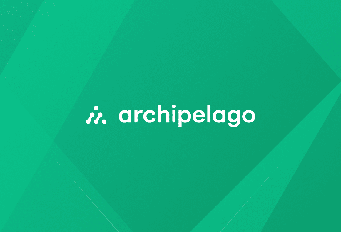 Archipelago logo on a green background