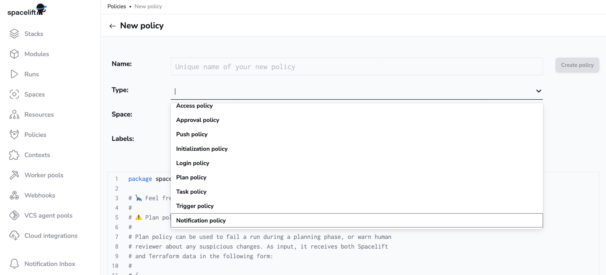 Noification Policy Examples Introducing Spacelift Notification Policies